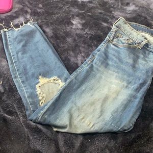 Old Navy Rockstar Distressed Skinny Jeans